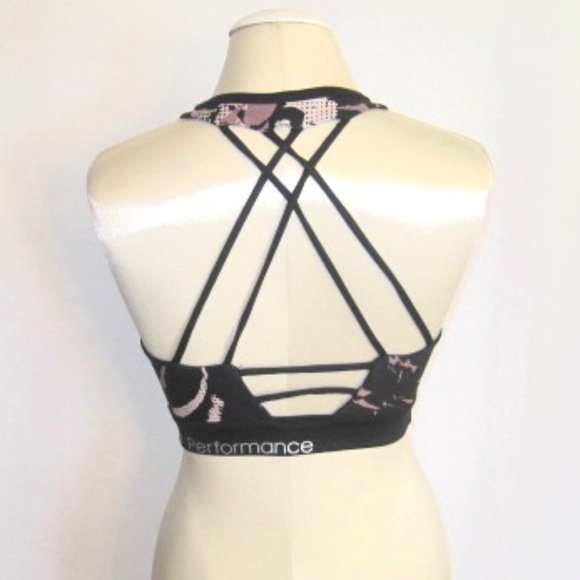 Calvin Klein Performance Strappy Sports Bra - Picture 2 of 5